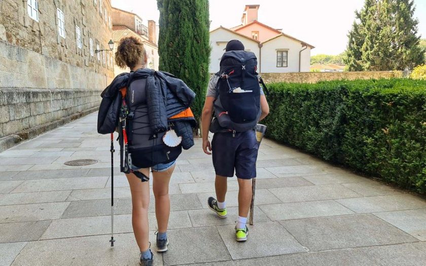 Turistas Santiago Compostela