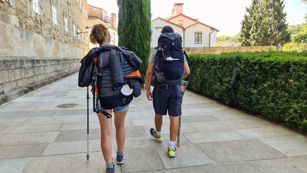 Turistas Santiago Compostela