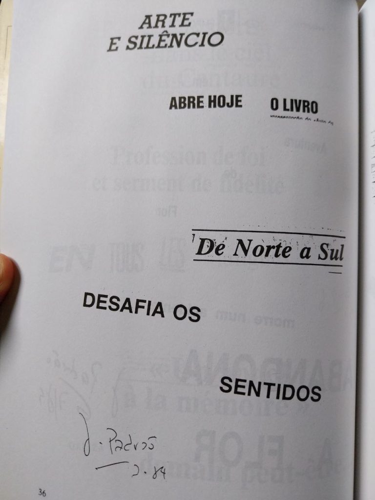 Poema "Desafia os sentidos"