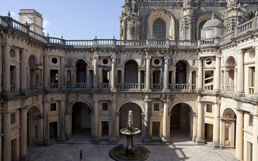 Panorâmica do Claustro Convento de Cristo de Tomar