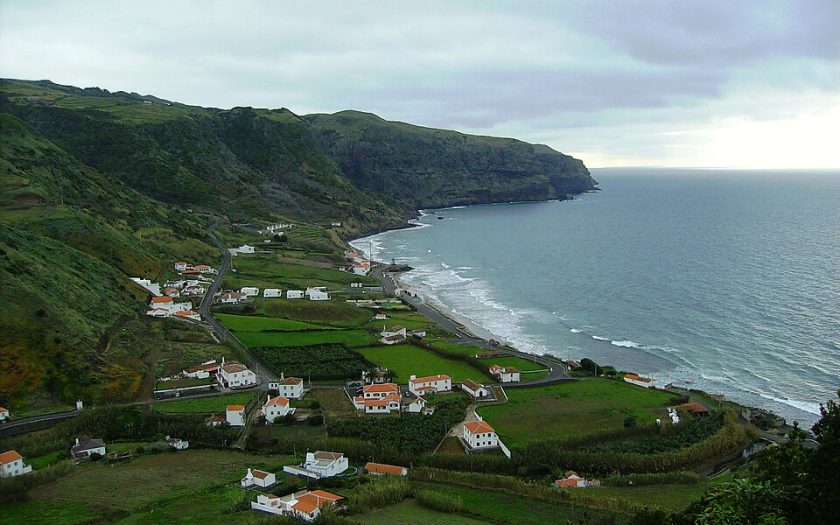Panorâmica de Baía da Praia, na Ilha de Santa Maria dos Açores