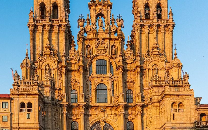Fachada da catedral de Compostela