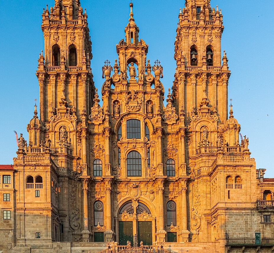 Fachada da catedral de Compostela