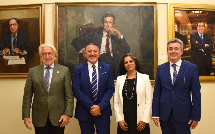 foto das personalidades do acordo empresarial