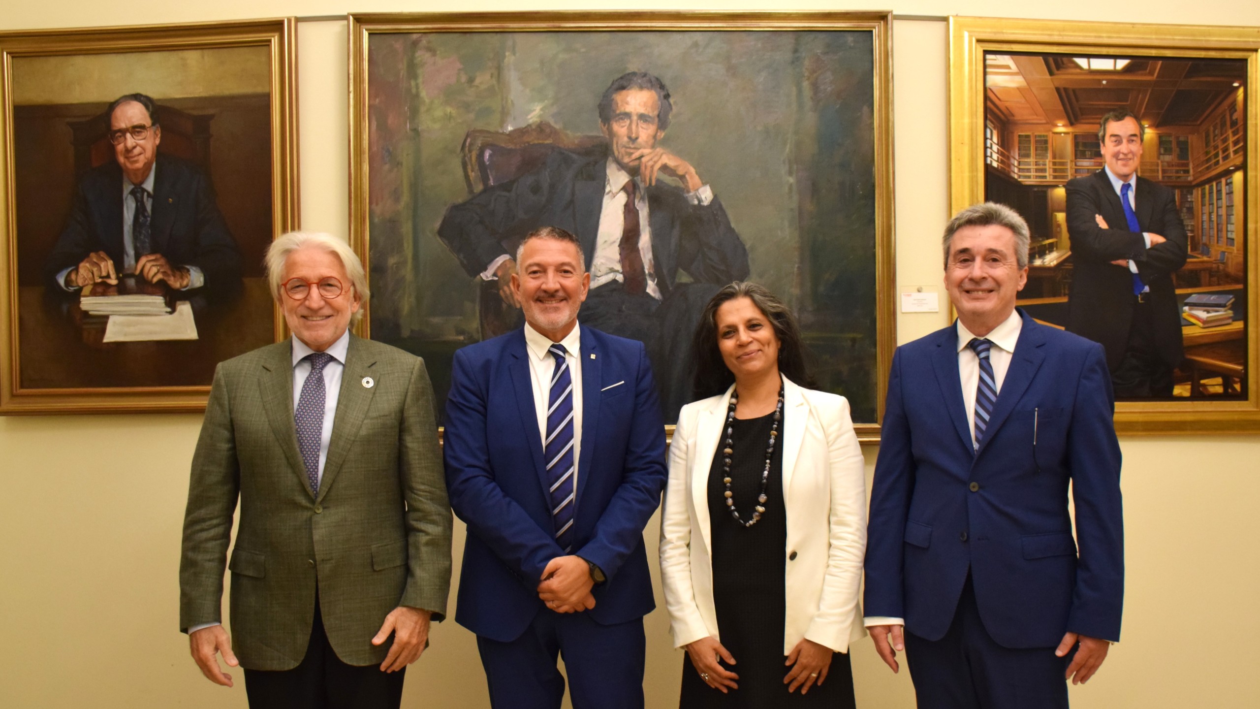 foto das personalidades do acordo empresarial