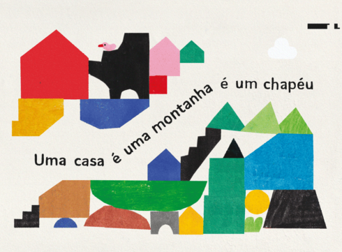 capa do livro "uma casa é uma montanha +é um chapeu"