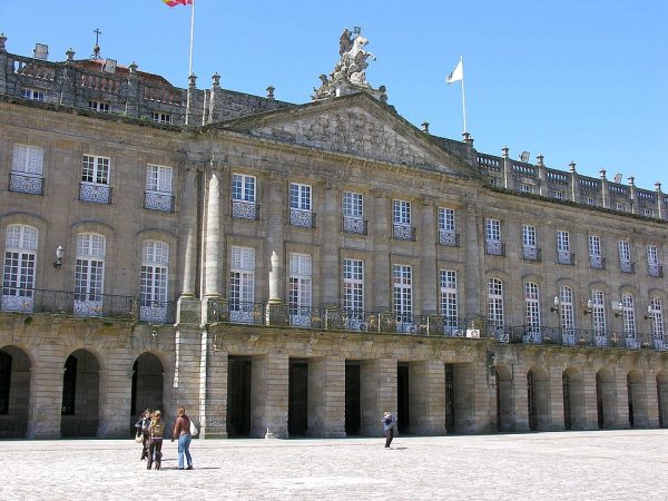 Fachada da Cãmara Municipal de Compostela