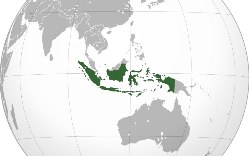 localizção da indonésia