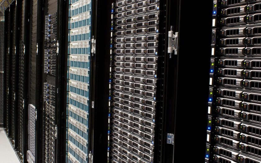 sala de servidores de internet