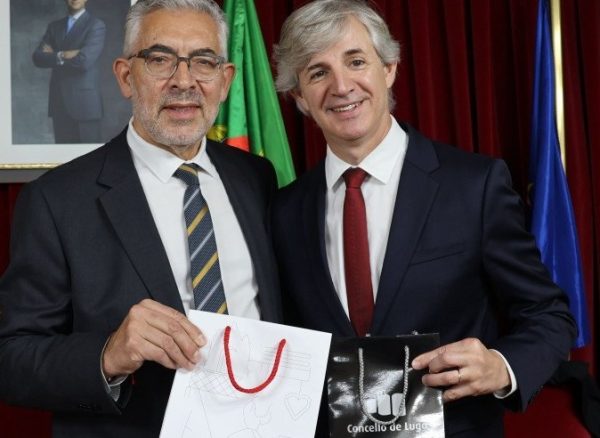 Autarcas de viana e Lugo no evento