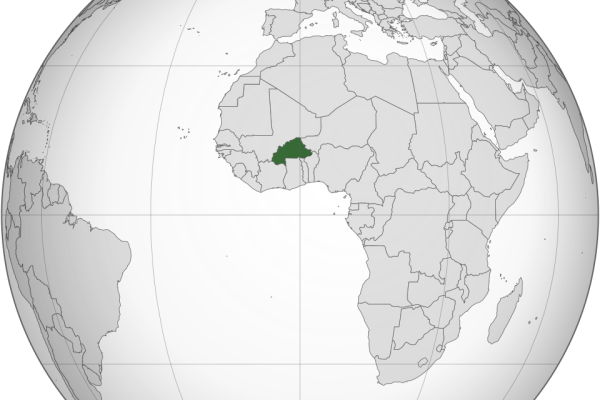 o país num mapa político da Terra