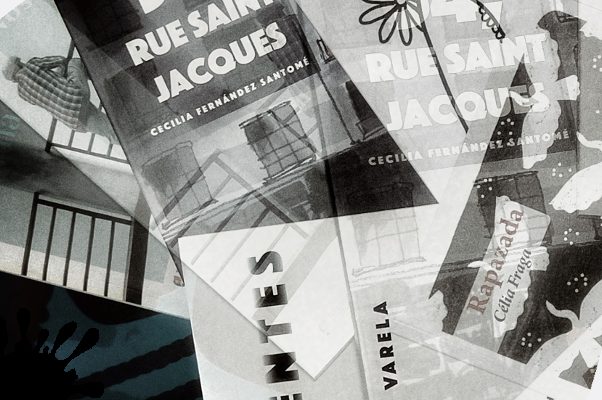 capa do prémio com diferentes obras premiadas noutras convocatórias