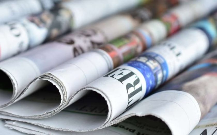 jornais em papel. Imagem ilustrativa