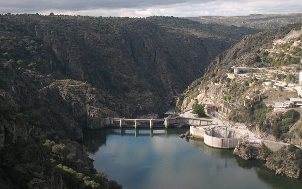 Panorâmica da barragem do picouto da EDP
