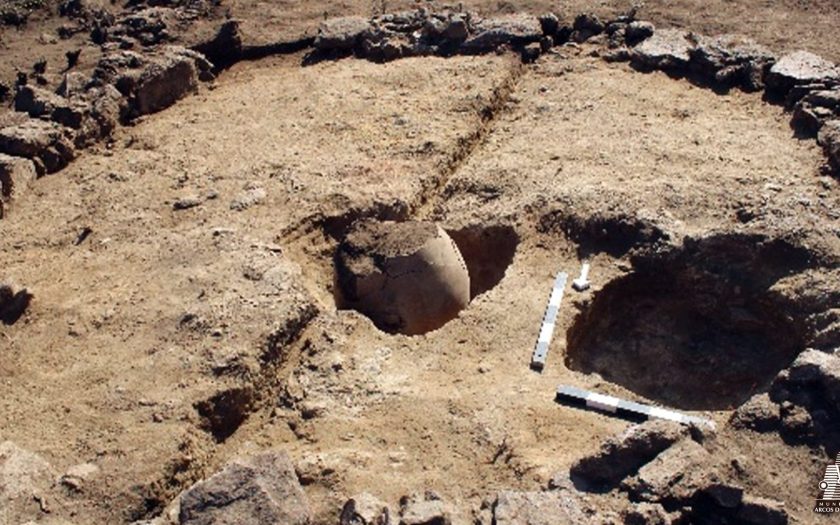 imagem da escavação facilitada pela câmara