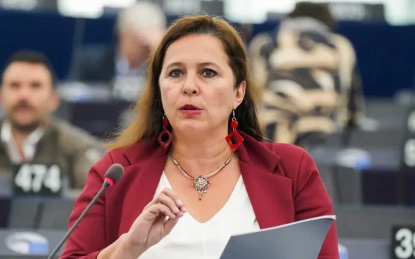 Ana Miranda no Parlamento da UE
