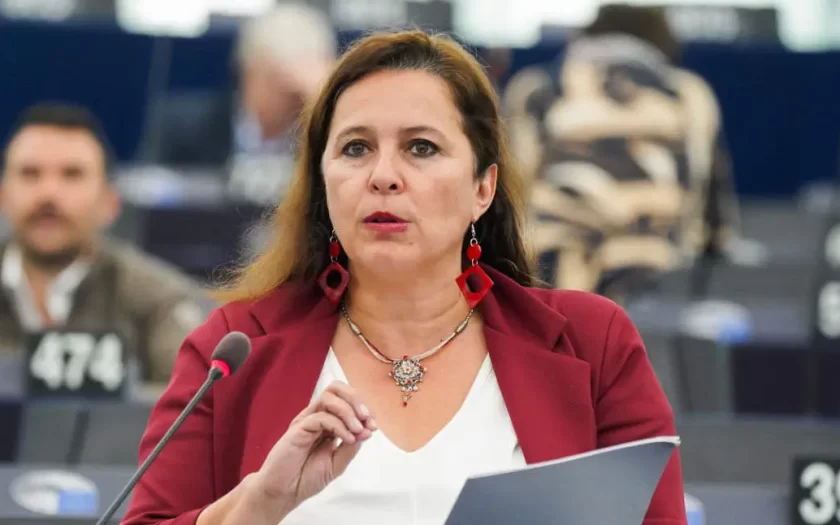 Ana Miranda no Parlamento da UE