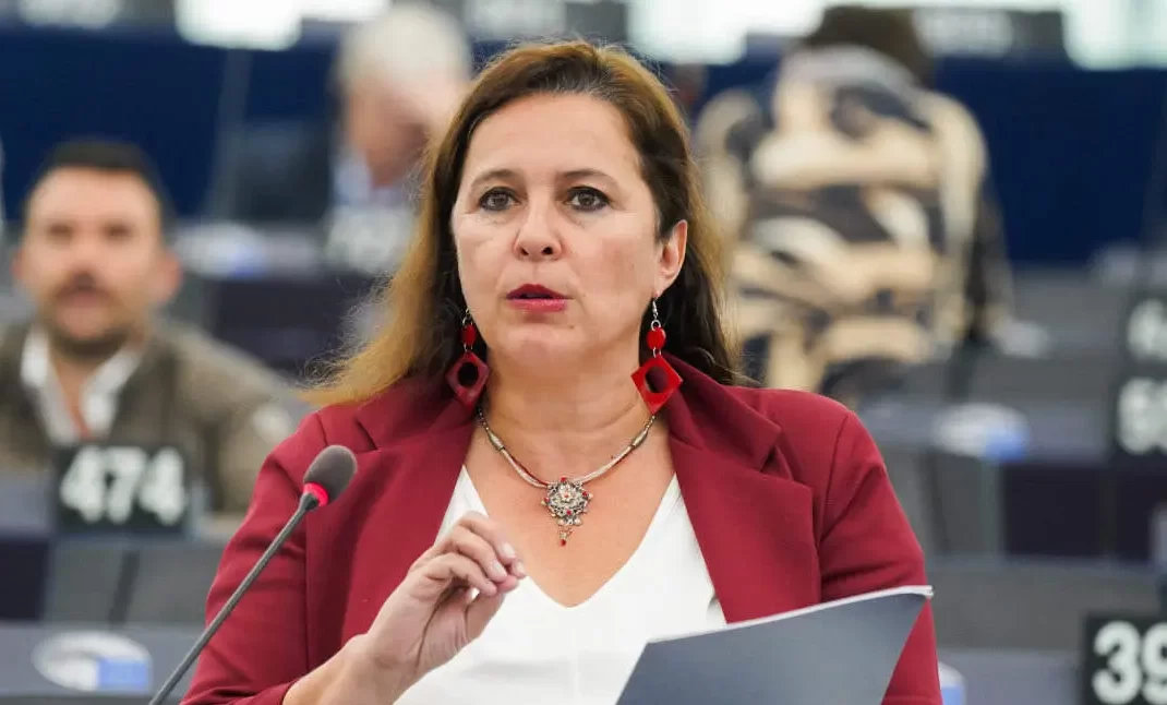 Ana Miranda no Parlamento da UE
