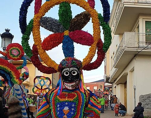 Boteiro , figura do entrudo de Viana do Bolo