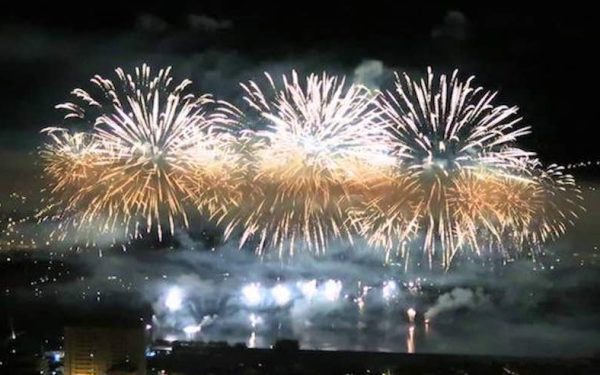 pirotecnia nas festas da agonia