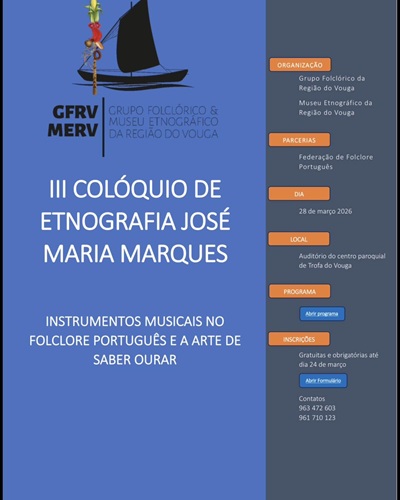 III Coloquio etnografia Trofa do Vouga