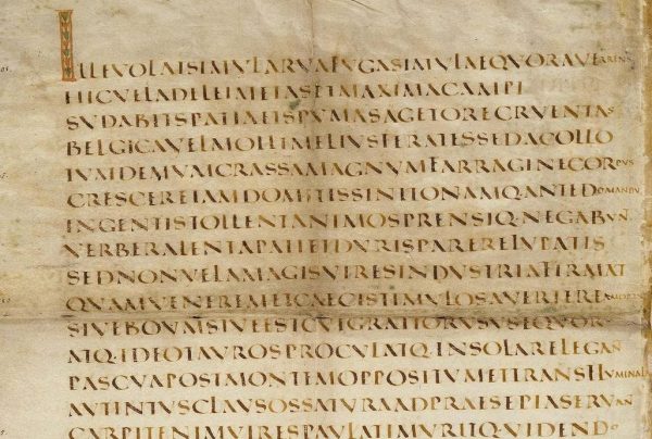 texto em latim sem pontuação