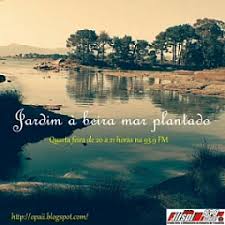 capa do programa de rádio Jardim à beira mar