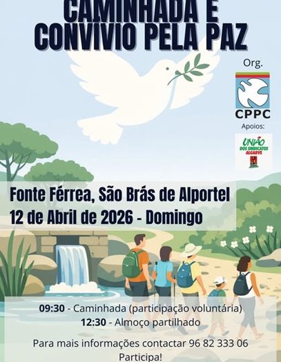 caminhada e convivio pela paz