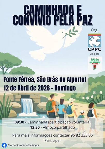 caminhada e convivio pela paz