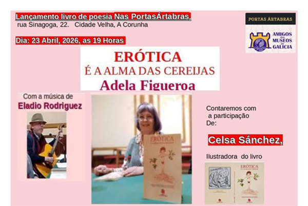 LANÇAMENTO LIVRO EROTICA ADELA FIGUEROA