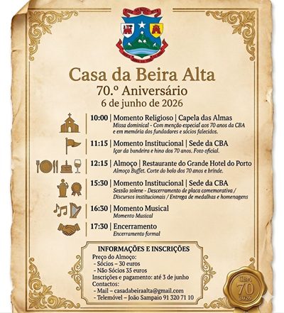 Casa da Beira Alta 70 Aniversário
