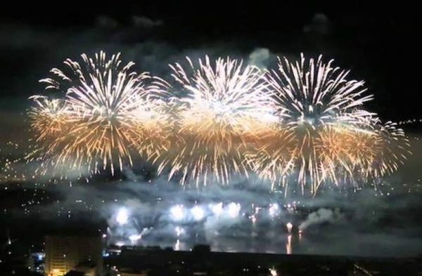 pirotecnia nas festas da agonia