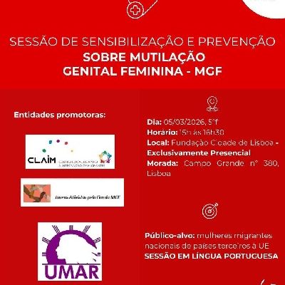 Sensibilização e Prevenção Mutilação Genital Feminina